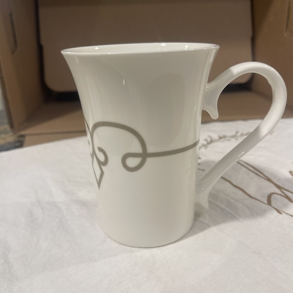 Starbucks Mug Porcelain 11oz 325ml Modern Swirl Pattern 2015 Dishwasher Safe Cup